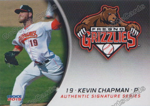 2015 Fresno Grizzlies Kevin Chapman