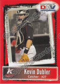 2011 Kannapolis Intimidators DAV Kevin Dubler