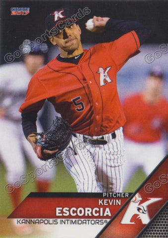 2017 Kannapolis Intimidators Kevin Escorcia