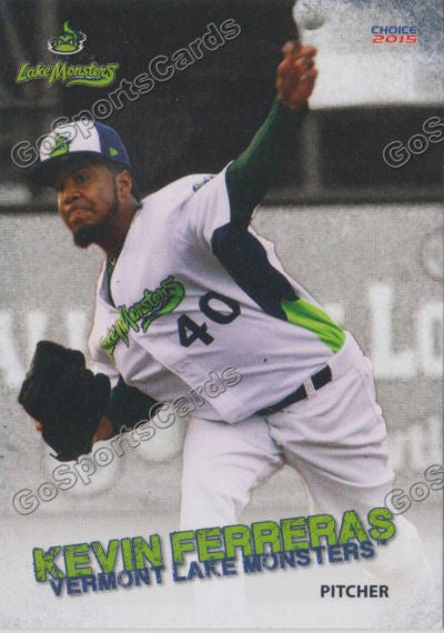 2015 Vermont Lake Monsters Kevin Ferreras