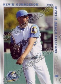 2008 Myrtle Beach Pelicans Kevin Gunderson
