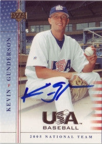 Kevin Gunderson 2005 Upper Deck USA #58 (Autograph)
