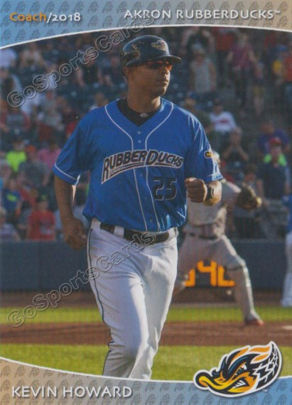 2018 Akron Rubber Ducks Kevin Howard