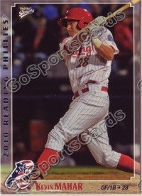 2010 Reading Phillies Kevin Mahar