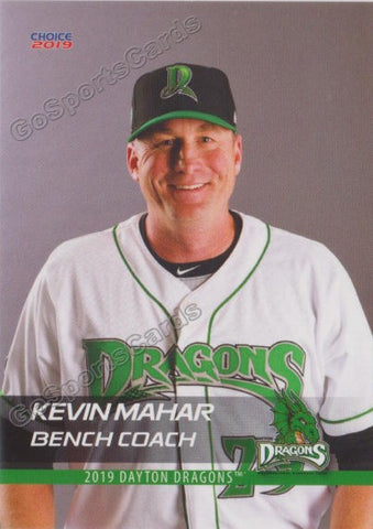 2019 Dayton Dragons Kevin Mahar