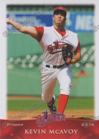 2014 Lowell Spinners Kevin McAvoy