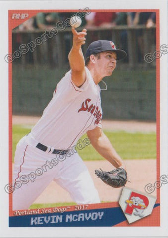2017 Portland Sea Dogs Kevin McAvoy