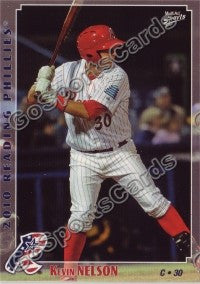 2010 Reading Phillies Kevin Nelson