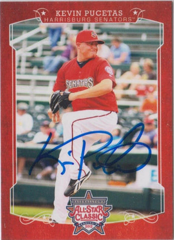 Kevin Pucetas 2012 Eastern League All Star (Autograph)