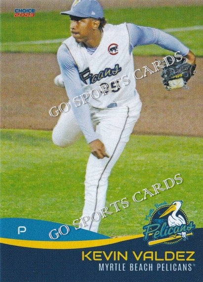 2023 Myrtle Beach Pelicans Kevin Valdez