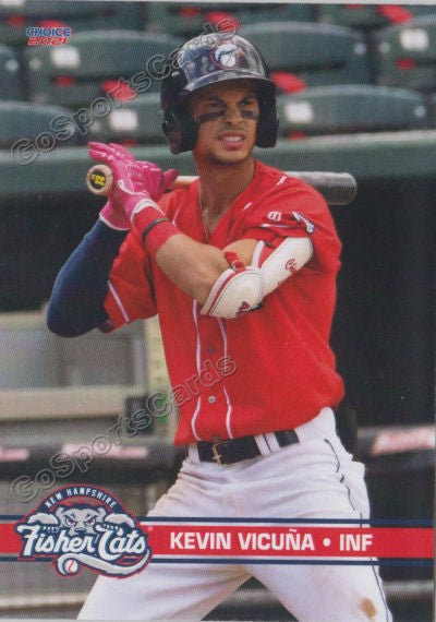 2021 New Hampshire Fisher Cats Kevin Vicuna