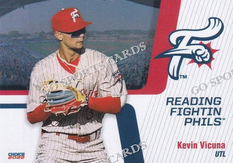 2022 Reading Fightin Phils 1st Kevin Vicuna