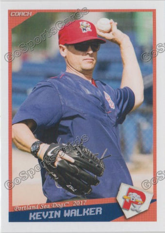 2017 Portland Sea Dogs Kevin Walker