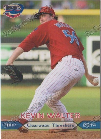2014 Clearwater Threshers Kevin Walter