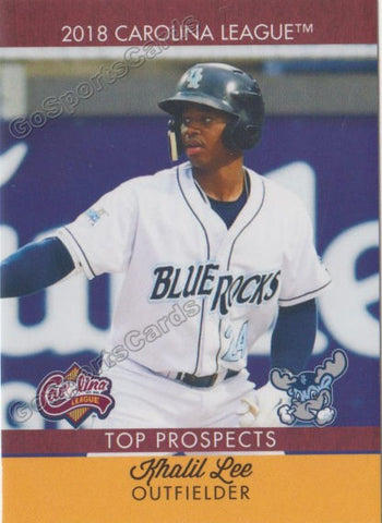 2018 Carolina League Top Prospects Khalil Lee