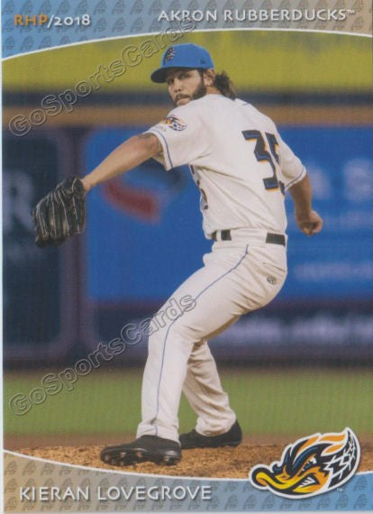 2018 Akron Rubber Ducks Kieran Lovegrove