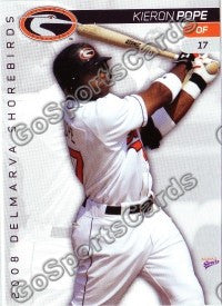 2008 Delmarva Shorebirds Kieron Pope