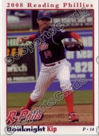 2008 Reading Phillies Kip Bouknight