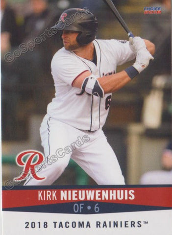 2018 Tacoma Rainiers Kirk Nieuwenhuis