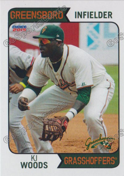 2015 Greensboro Grasshoppers KJ Woods