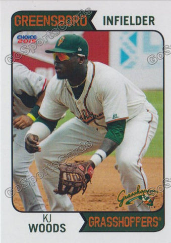 2015 Greensboro Grasshoppers KJ Woods