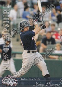 2012 New Hampshire Fisher Cats Koby Clemens