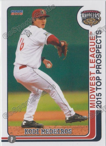 2015 MidWest League Top Prospect Kodi Medeiros