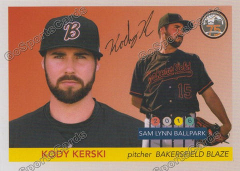 2016 Bakersfield Blaze Kody Kerski