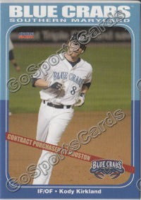 2010 Southern Maryland Blue Crabs Kody Kirkland