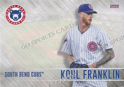 2023 South Bend Cubs Kohl Franklin