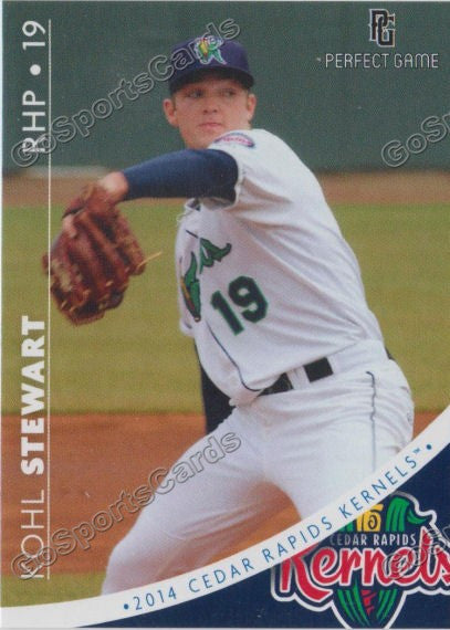 2014 Cedar Rapids Kernels Kohl Stewart