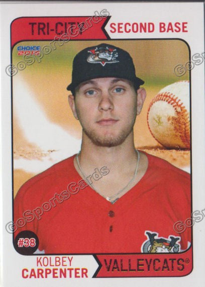 2015 Tri City ValleyCats Kolbey Carpenter