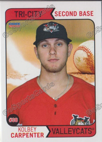 2015 Tri City ValleyCats Kolbey Carpenter