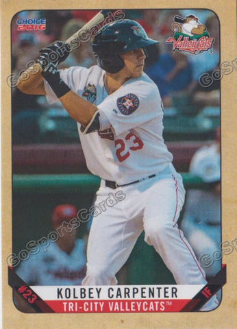 2016 Tri City ValleyCats Kolbey Carpenter