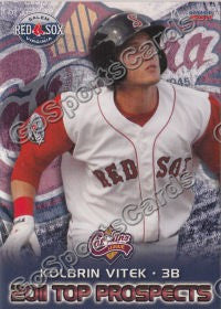 2011 Carolina League Top Prospects Kolbrin Vitek