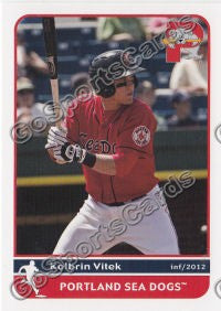 2012 Portland Sea Dogs Kolbrin Vitek