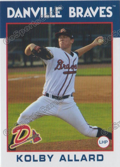 2016 Danville Braves Kolby Allard
