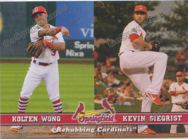 2017 Springfield Cardinals SGA Kolten Wong Kevin Siegrist