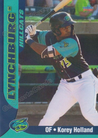 2021 Lynchburg Hillcats Korey Holland