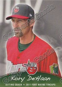 2011 Fort Wayne TinCaps Kory DeHaan