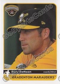 2012 Bradenton Marauders Kory DeHaan