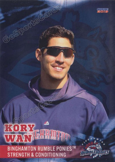 2019 Binghamton Rumble Ponies Kory Wan