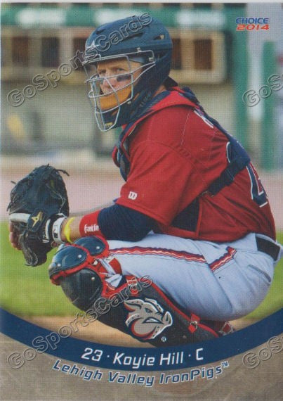2014 Lehigh Valley IronPigs Koyie Hill