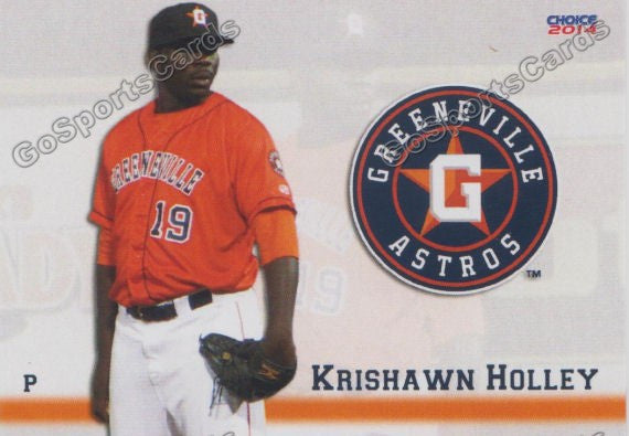2014 Greeneville Astros Krishawn Holley