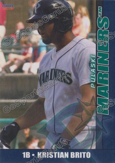 2013 Pulaski Mariners Kristian Brito