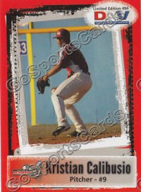 2011 Battle Creek Bombers DAV Kristian Calibusio