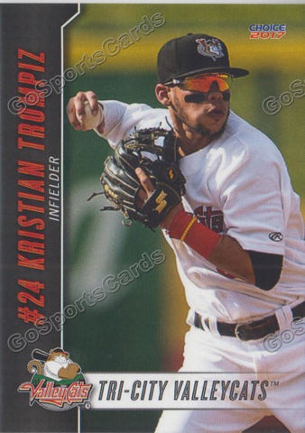 2017 Tri City ValleyCats Kristian Trompiz