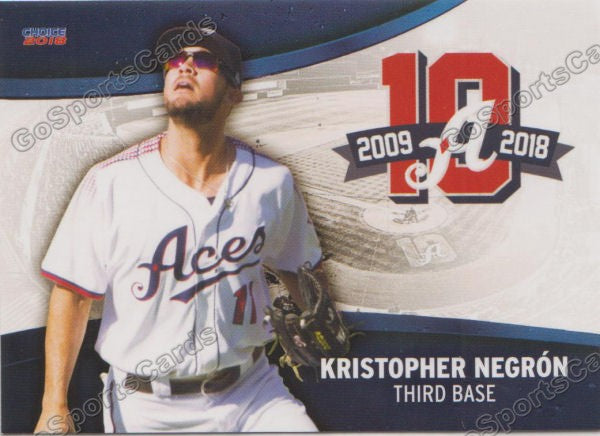 2018 Reno Aces Kristopher Negron