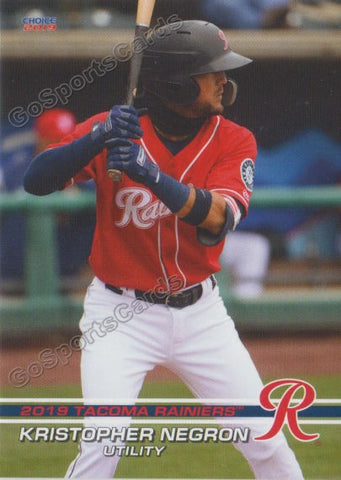 2019 Tacoma Rainiers Kristopher Negron