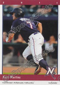 2011 Northwest Arkansas Naturals Kurt Mertins
